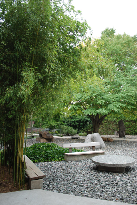 I. NOGUCHI, NEW YORK: GARDEN SITTING ROOM