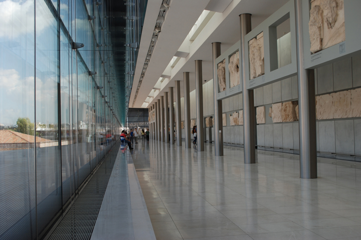 B. TSCHUMI ATHENS: THE PARTHENON GALLERY, TOP FLOOR NORTH SIDE